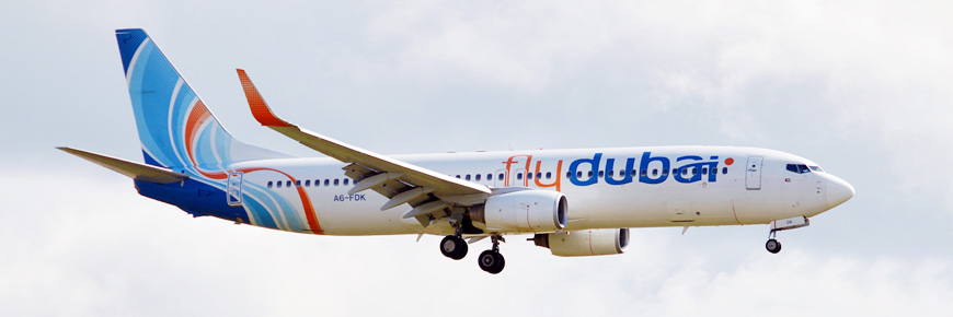 Рейсы flydubai из Терминала 3, Международный Дубай (DXB)